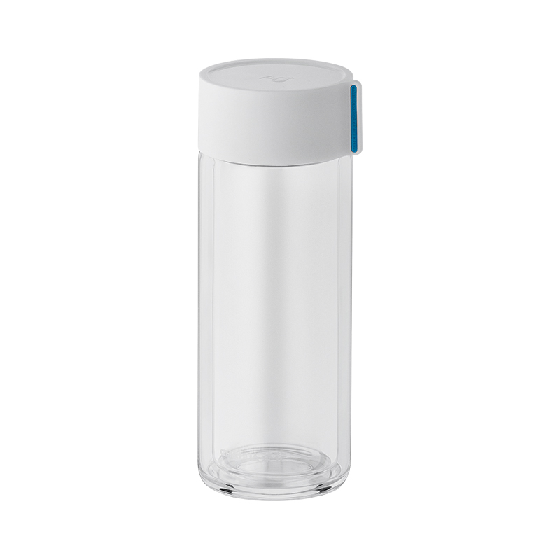 Anbers Antimicrobial Double Wall Borosilicate Glass Bottle